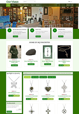 Celt Wares Website ScreenShot